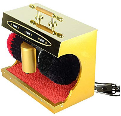 Macchina per lustrascarpe, lucidascarpe a induzione fotoelettrica con motore silenzioso automatico adatta per lucidascarpe per uso domestico adatta per lucidascarpe elettrica per soggiorno di casa (