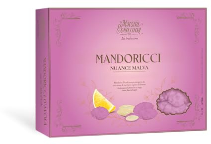 Confetti Maxtris Mandoricci con Mandorla, Nuance Malva