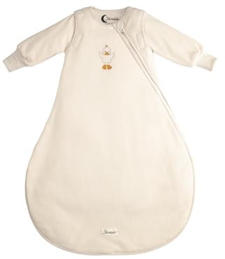 Sterntaler Unisex Baby m. Armen 100cm Edda Schlafsack, Ecru, 100
