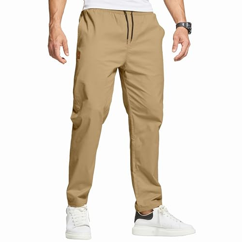 ZOXOZ Herren Cargo Chino Hose Freizeithose Herren Jogginghose Herren Baumwolle Elastische Taille mit Taschen