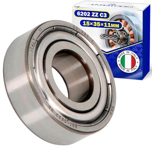 Kugellager 6202 ZZ C3 BB1-0622DD für den Motor 15x35x11 mm | MADE IN ITALY - MONTERAL