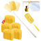 52 Pezzi per Swiffer Panni Catturapolvere Ricambi Kit,3D 360° per Swiffer Duster Piumini Ricariche, con Manico e Palo Telescopico, per Intrappolare Polvere e Sporco
