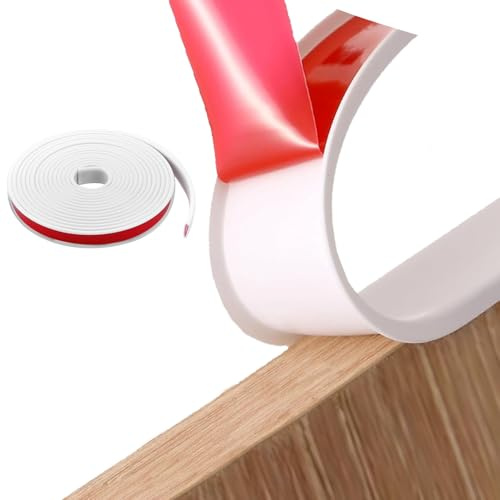 5mx16mm White U Shape Furniture Edge Banding, Self Adhesive, Flexible