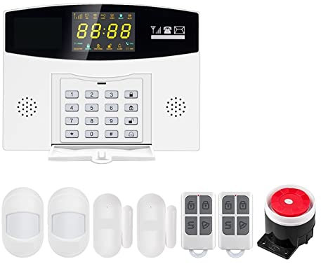 Sistema de alarma de seguridad para el hogar, de alarma Tuya Smart 4G GSM, alarma antirrobo, 433MHZ, enlace inalámbrico de zona con cable a cámara IP con Sensor de movimiento para el hogar, el apartam