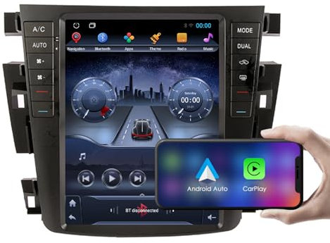 Autoradio Android 15 con navigatore satellitare per Nissan Teana (2003-2007), 9,7 HD, touchscreen, lettore radio con navigazione GPS Carplay wireless, ricevitore FM BT, 5G-WiFi, HIFI SWC, DSP, micro