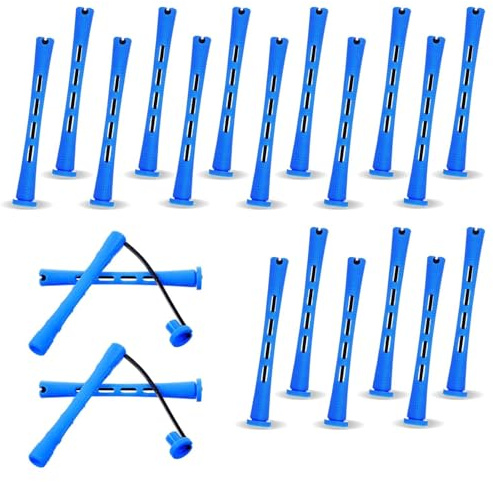 20 Pcs Small Perm Rods Perm Rollers For Short Hair Curling Rods Long Perm Rods For Long Hair Perm Rods For Short Small Plastic Hair Perming Rods And Rollers Curling Perm Rod Medium For Long Hairs