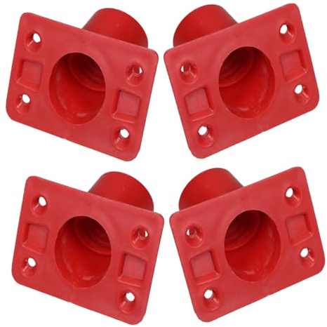 MOLUCKFU Floor Scrubber Connector 25mm Broom Handle Joint 4pcs Set Scrub Brush Handle Coupling Replacement for Cleaning Bathroom and Tub Brushes
