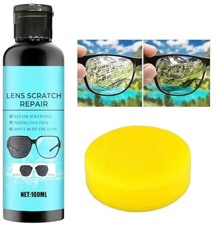 Spray anti-rayures pour lunettes - 100 ml - Liquide de réparation pratique pour les femmes, les hommes, les adolescents et la