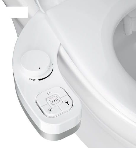 Bidet non elettrico - Doppio ugello autopulente (lavaggio frontale e posteriore) Attacco for sedile del water con bidet ad acqua(3-8 FR ES NL Europe)