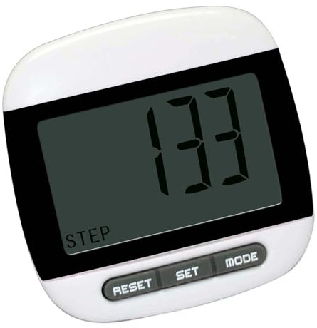 Pedometer for Elderly | Step Tracking Clip | Step and Miles Pedometer for