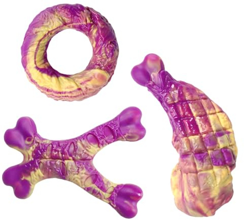 Wishbone Dog Chew Toy - Long Lasting Tough Boredom Breaker | For Aggressive Chewers, For Dogs, Real Bacon Flavour