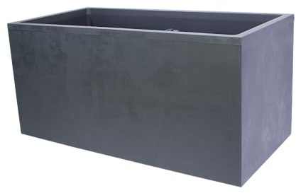 mgc24 Millennium Pflanzkasten 78,5 x 39 x 39 cm, anthrazit | Mit Wasserspeicher | vielseitiger Hochbeet-Kasten für Garten, Terrasse & Balkon | wetterfest & UV-beständig
