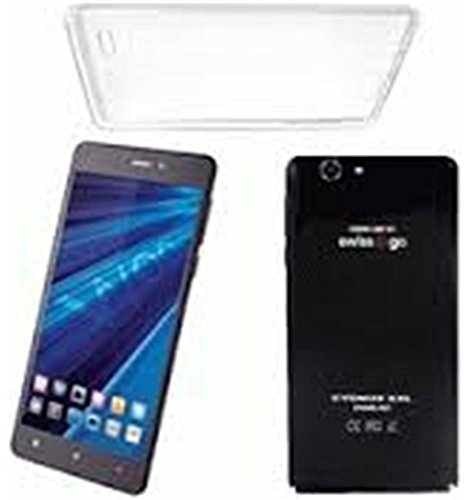 Woo - Téléphone Portable pour Smartphone Cygnus XXL Noir 6/Quad Core/4 nuclés/1 Go ram/4 g/8 gb/13 MP/Double sim/étui en Silicone et Verre Inclus