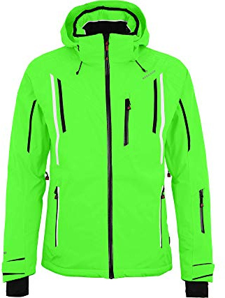 Bergson Riley | Herren Skijacke - wasserdicht (20.000 mm) & verschweißte Nähte, Winddicht & atmungsaktiv (20.000 g/m²), Unterarm-Ventilation, warm wattiert (120g/80g), elastisch & wasserdichte RVs, a