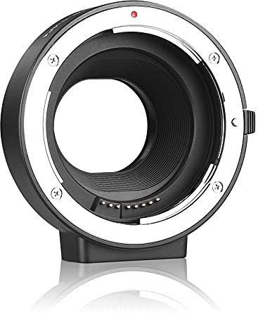 Meike MK-C-AF4 Objektivadapter EF-EOS M Autofokus Objektivkonverter für Canon EF/EF-S Objektiv auf Canon EOS-M spiegellose Kameras M1, M2, M3, M6II, M50, M100, M200