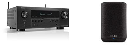 Denon AVR-S970H 7.2 Kanal AV Receiver + Denon Home 150 Multiroom Lautsprecher (schwarz), HEOS Built-in, WLAN, Bluetooth, AirPlay 2, Alexa Sprachsteuerung