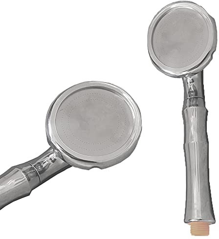 Duschkopf für Badezimmer | fester Strahl | mit Chrom-Finish | Entkalker | Monogett | Größe 25 cm | Durchmesser 8 cm | Cod. 4049