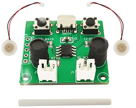 Mikro USB Dual Luftbefeuchter, 110KHz 2W 20mm Ultraschall Nebler Zerstäuber Platine, Ultrasonic Mist Maker Atomizer Controllable ON/OFF