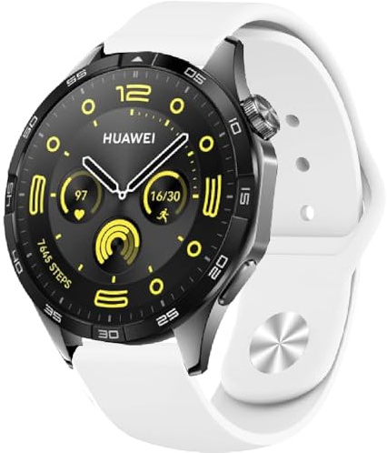 Replacement Band Silicone for Huawei Watch 5 46mm/4/3/3Pro, 22mm Bracelet Sport Watch Strap for Huawei Watch GT 6 Pro 46mm/6/GT 5 46 mm/5Pro/GT4/3/3Pro/2/2e/2Pro