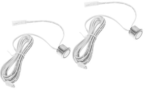 UKCOCO 2st Dimmschalter Berühren Dimmer Led Touch-lampensteuermodul Lichtleiste Intelligenter Lichtstreifen Ersatzsensor Nontendo Schlau Kontroll Modul Oberfläche Montiert Kupfer Weiß