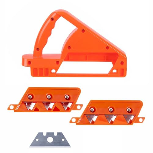 Gipskarton Hobel, Kantenhobel Gipskarton, Rigips Hobel，45° And 60° Gipskartonschneider, Kanten Werkzeug Rigips For Plasterboard, Cork Boards With10 Blades Replacemen