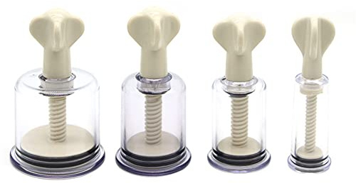 HCUDFN Aspirateur de tétons avec puissance d'aspiration, agrandissement des tétons, pompe à tétons, poitrine, clitoris, jouets sexuels SM for femmes et couples(XL)