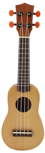 Vomeko 16 Ukulélé, Solid Spruce Top Beginner Ukulele, 4 cordes mini guitare pour enfants adultes