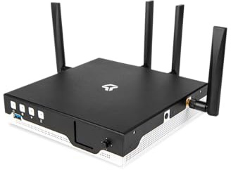Turris Omnia NG WLAN-Router Wi-Fi 7, 2 SFP+ 10Gbps Ports, 4 RJ45 2.5Gbps Ports, Hochgeschwindigkeits-Netzwerkrouter, OpenWRT, Schwarz