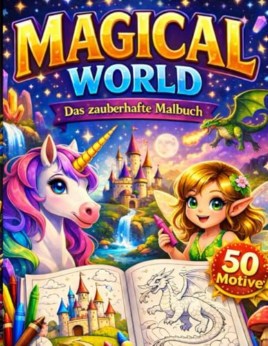 Magical World: Das zauberhafte Malbuch