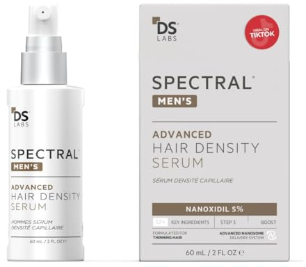 Spectral Men's Haar-Dichte-Serum (ehemals Spectral.DNC-N) – Leichtes Leave-In für sichtbar volleres, dichteres Haar, schnell einziehend, nicht fettig, für alle Haartypen, 60 ml