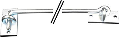 HBS S2 Haken Sturmhaken zum Anschrauben - 0,5 m lang, Blau verzinkt