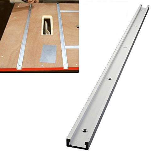 MZY1188 31,5 Zoll T-Slot Gehrungsschiene Jig Befestigung Slot, aluminiumlegierung Schiene Gehrungsschiene Slider Holzbearbeitung T-Slot T-Tracks Gehrungswerkzeug für Router Tisch