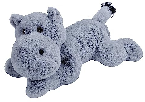 Wild Republic Ecokins Nilpferd, Kuscheltier aus Stoff, Nachhaltiges Spielzeug, Baby Geschenk zur Geburt von Jungen und Mädchen, Stofftier 30 cm