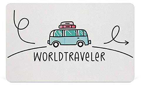 PPD Frühstücksbrettchen Worldtraveler Frühstücksbrett Schneidebrettchen Campen Camping Campingbus
