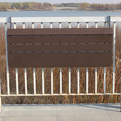 WXZX Balkonhängetisch Balkontisch Klappbar Hängetisch Einhängen Klapptisch, 3-Fach Höhenverstellbar Für Outdoor, Balkon, Terrasse, Polyrattan,Outdoor-Tisch Hängetisch (Size : 60x37cm/23.6x14.56inch)