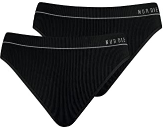 Nur Die 2er Pack Retro Slip mehrfarbig sportlich Unterhosen aus Baumwolle Unterwäsche Damen