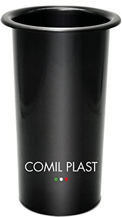 Comil Plast | Porte-Fleurs d'intérieur en Plastique pour Vase Cemetery Couleur Noire | Diamètre 9 cm, Hauteur 18 cm.