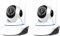 AntDau71 - Kit de 2 cámaras de vigilancia IP, cámara wi-fi HD 720p motorizada por Infrarrojos con App Yoosee antirrobo y antiintrusión