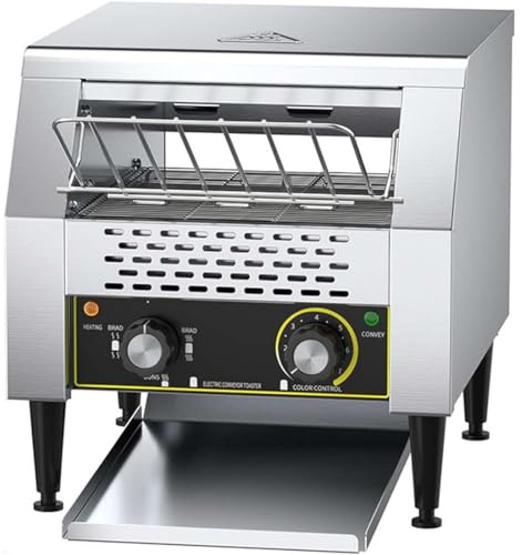 Tostadora Transportadora, Tostadora Comercial De Acero Inoxidable 600 Rebanadas Por Hora Cafe Hotel Restaurant Tostadora Rotativa, Tostadora Industrial De Acero Inoxidable 2200W,2200W