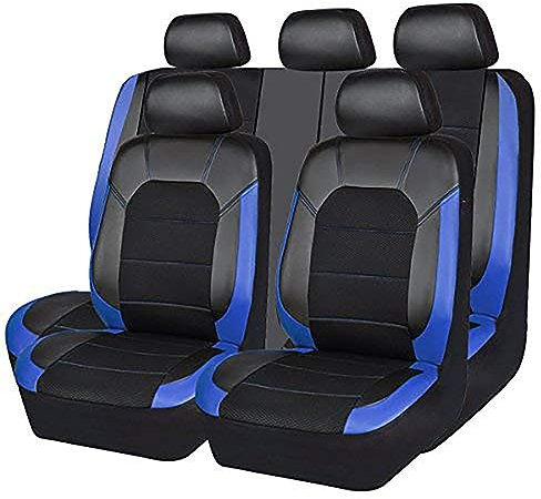 XPZBTV Auto Sitzbezüge Sets für Buick Lacrosse 2.Generation 2009 2010 2011 2012 2013 2014 2015, Allwetter rutschfest Wasserdicht Atmungsaktiv Leicht Reinigen Sitzbezüge Auto, Auto Accessoires,Blue