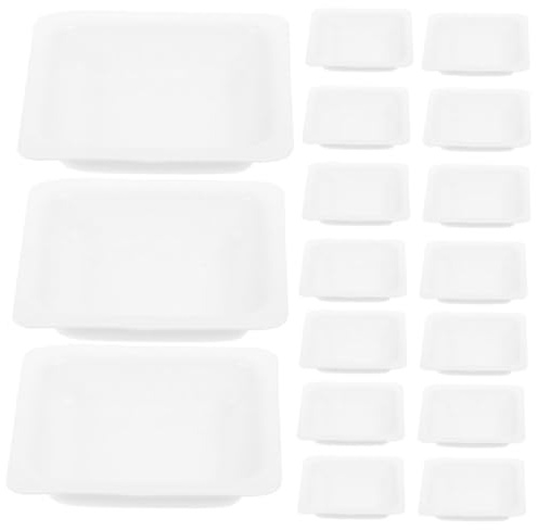 BELLIFFY Plateaux de Pesée Design Unique et Élégant en Plastique Blanc 7ml Lot de 50 Résultats Précis et Faciles à Nettoyer pour Laboratoire et Maison