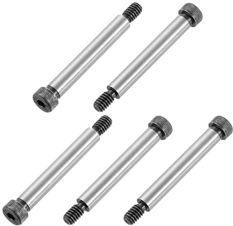 sourcing map Alloy Steel Hexagon Socket Head Shoulder Screws Bolts, 2 Shoulder Length, 5/16 Shoulder Dia, 5/16-20 UNC Thread, 8pcs