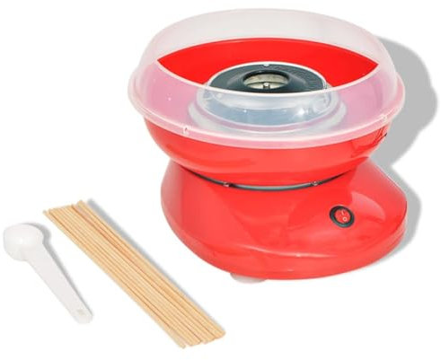 qohoio Macchina per Lo Zucchero Filato 480 W Rossa,Cucina e Pranzo,Elettrodomestici,Macchine Zucchero filato-50511