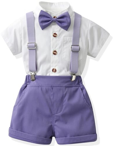 Yaopelky 250115pl Tenue formelle pour tout-petits Bébé garçon (lot de 2)