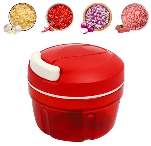 Coupe-Oignons Manuel, Hachoir Manuel Multiple avec 3 Lames en acier inoxydable et 1 diviseur de fil, coupe-légumes, légumes, oignons, hachoir à oignons, pour ail, oignon, viande, légumes