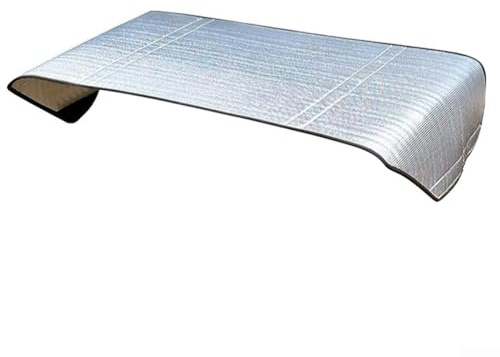 Copertura per Air Conditioner Protezione Solare per Esterno Unità di Protezione dalla Pioggia Impermeabile Antipolvere in Lamina di Alluminio ad Alta Efficienza Energetica (130x58 cm)