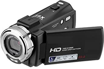 Appareil Photo numérique, Caméra vidéo caméscope Domestique Full HD 1080P Infrarouge Vision Nocturne appareils Photo numériques enregistreur for Blogueur vidéos Tournage