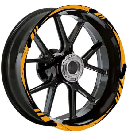 Moto Llantas Para K&awasaki 12 13 14 15 16 17 Y 18 Pulgadas Cinta Adhesiva Llanta Motocicleta Moto Scooter Pegatinas