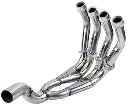 LISROEU Silenziatori terminali Compatibile con Yamaha per XJ6 XJ6N Scarico Motocicletta per Escape Modified Tubo Collegamento Centrale Anteriore Motocicletta Senza Silenziatore 51 Mm