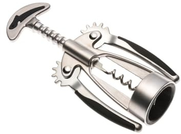 Kinghoff KH-3407 - Sacacorchos de acero inoxidable para camarero